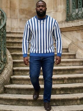 EUC Unbranded men’s SZ 40 blue 5-pocket straight leg jeans/waist 41”-44”